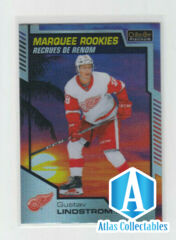 20/21 OPC Platinum Gustav Lindstrom #182 Sunset Rookies RC Detroit Red Wings